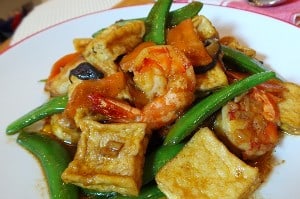  Resep  Cara Membuat Tumis Tahu  Udang  Pedas 