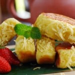 Cara Membuat Kue Pukis Empuk Taburan Keju Parut