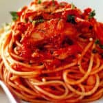 Resep Spaghetti Tuna Pedas Enak