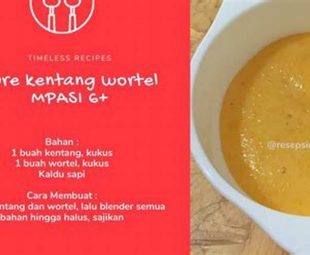 Pure Kentang Wortel