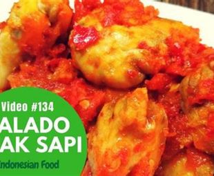 Otak Sapi Balado