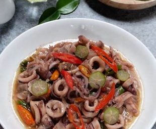 Cumi Sotong Saus Tiram