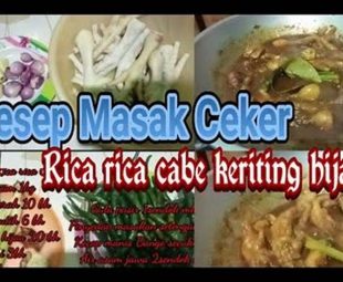 Cecek Rica-Rica Hijau