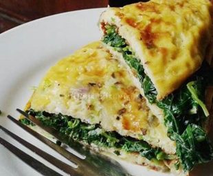 Omelet Bayam