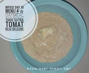 Oatmeal Keju Tomat