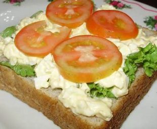 Sandwich Putih Telur