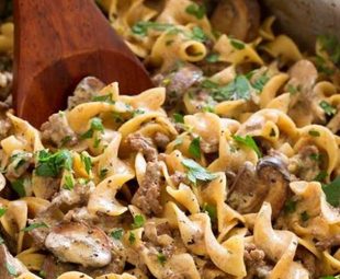 Beef Stroganoff