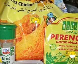 Bahan-Bahan Ayam Goreng Tepung