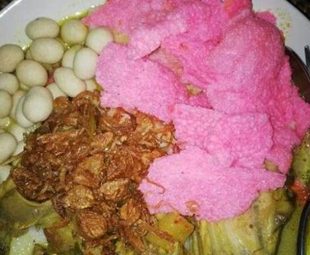 Cara Membuat Lontong Opor Ayam Suwir