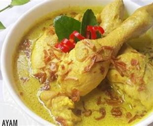 Resep Opor Ayam Santan Kuning