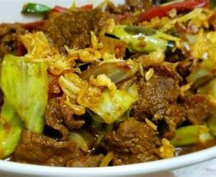 Resep Daging Sapi Goreng Pedas