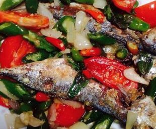 Ikan Asin Cabe Ijo