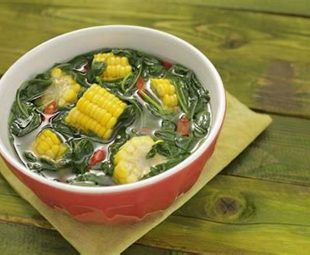 Sayur Bening Bayam Restoran