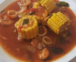 Resep Seafood Tumpah Saus Padang