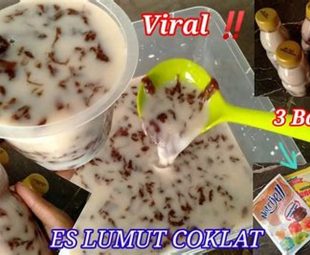 Resep Es Lumut Nutrijel Coklat