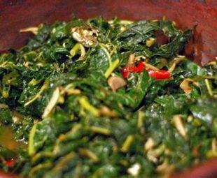 Resep Tumis Daun Singkong Bumbu Ulek