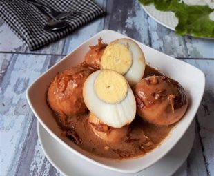 Resep Semur Telur Santan